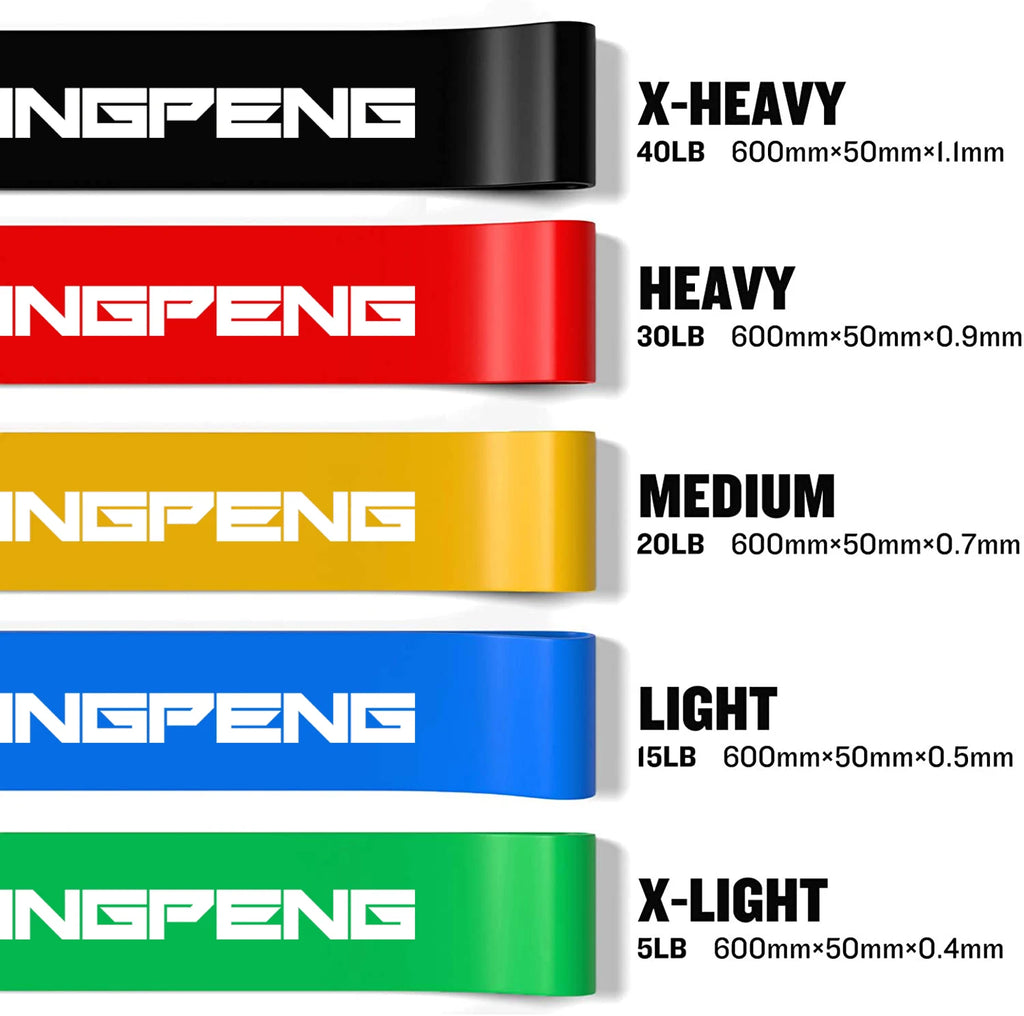 Resistance Bands Set — Hip, Leg & Glute Training for Gym & Home Workouts or Warmups