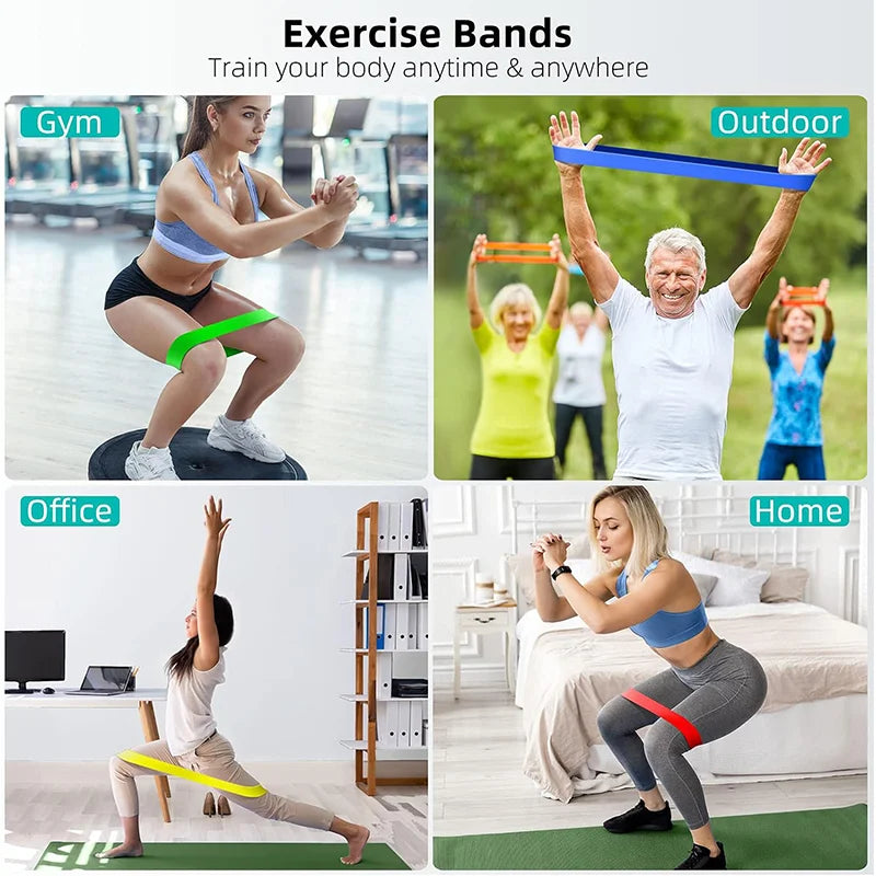 Resistance Bands Set — Hip, Leg & Glute Training for Gym & Home Workouts or Warmups