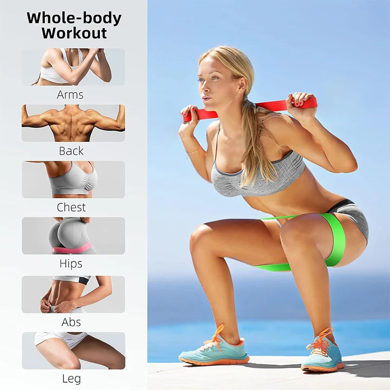 Resistance Bands Set — Hip, Leg & Glute Training for Gym & Home Workouts or Warmups